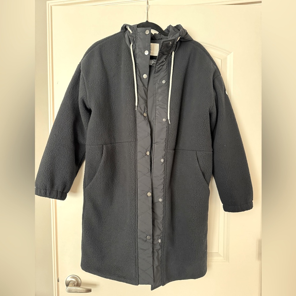 Vuori Fleece & Quilted Trench Coat